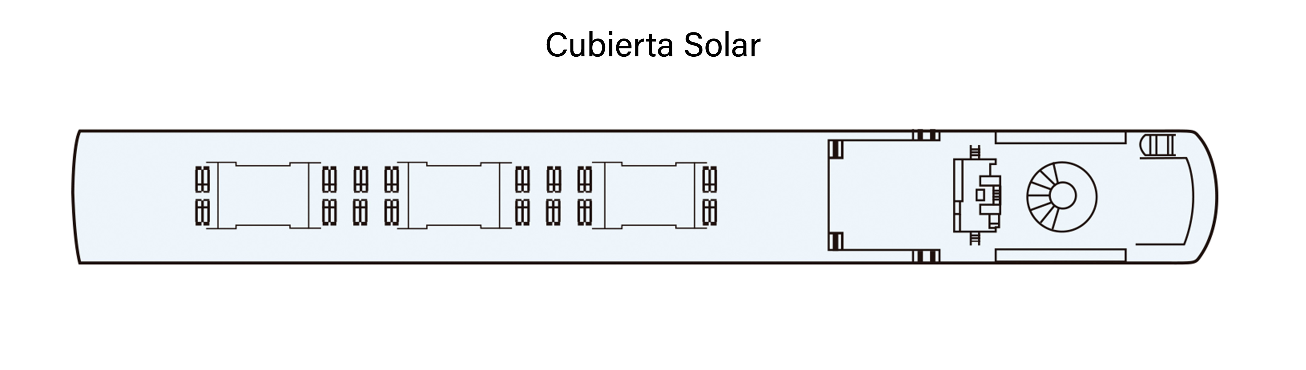 MS Leonora, Cubierta Solar
