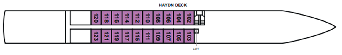 MS Dutch Grace, Haydn Deck