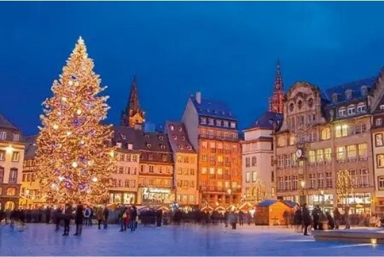 Mercados de Navidad en Alsacia del Norte y Espectáculo en Royal Palace