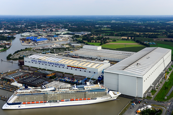 Astillero naval de Meyer Werft en Papenburgo