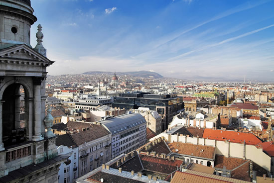 Budapest, Vista desde la Basilica de San Esteban
