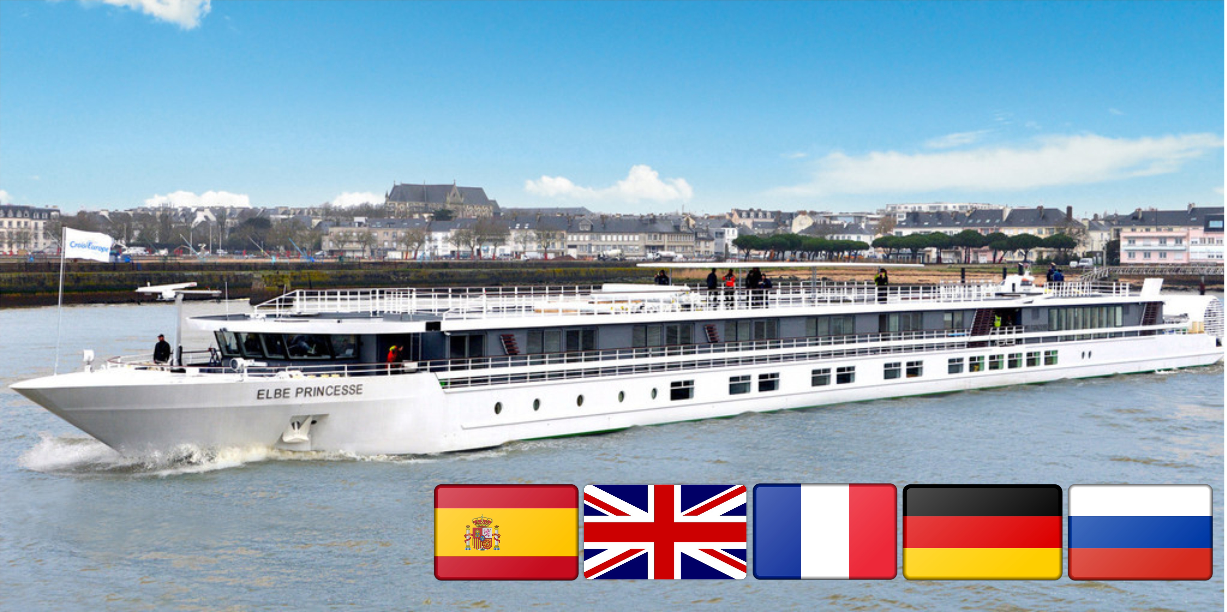 Idioma a bordo en los cruceros fluviales por Europa