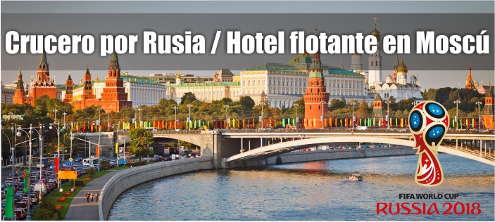 Crucero por Rusia / Hotel flotante en Moscú
